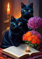 Alipson Puzzle Black Cats - 500 pieces