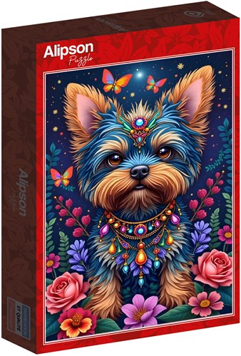 Alipson Puzzle - Hundepuzzle Flowerland für Kinder - Lernspielzeug-2