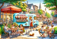 Alipson Puzzle Fastfood Puzzle 1000 Teile Buntes Kartonspiel