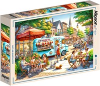 Alipson Puzzle Fastfood Puzzle 1000 Teile Buntes Kartonspiel-2