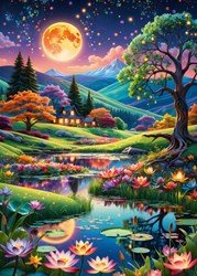 Alipson Puzzle Full Moon Night - 500 pieces