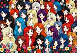Alipson Puzzle Damen Secret Garden - 1000 Teile Puzzle Spiel