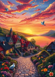 Alipson Puzzle Lake View - 500 pieces