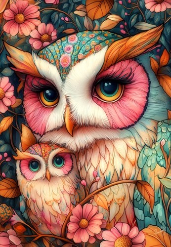 Alipson Puzzle Puzzle Owl Always Love You 1000 Teile Tiere
