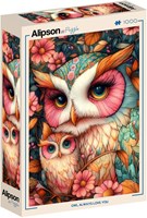 Alipson Puzzle Puzzle Owl Always Love You 1000 Teile Tiere-2