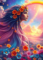Alipson Puzzle Rainbow Girl - 500 pieces