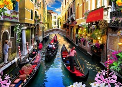 Alipson Puzzle Venetian Gondoliers - 500 pieces