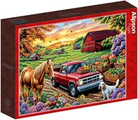 Alipson Puzzle Legespiel Welcoming - 1000 Teile mehrfarbig-2