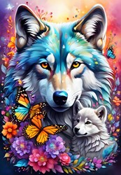 Alipson Puzzle Puzzle Wolves - Maternal Love Collection - 1000 Teile