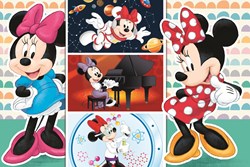 Trefl Puzzle 100 Teile Minnie Mouse - bunte Kinderpuzzle