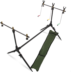 Angling Pursuits Rutenhalter 3 Ruten Rod Pod Deluxe Tragetasche