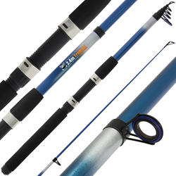 Angling Pursuits Teleskop-Angelrute Fiberglas 8ft - Reiseangel Angeln