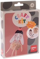 APLI Kids APLI - Craft Kit Pompom Konijntje