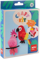 APLI Kids APLI - Craft Kit Vilten Papegaaiten