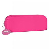 APLI Kids Federmäppchen Silikon rosa - flexibel und wasserfest
