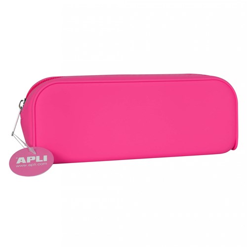 APLI Kids Federmäppchen Silikon rosa - flexibel und wasserfest