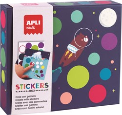 APLI Kids APLI - Fly to the Moon Stickerbox (mit 8 Karten etc.)