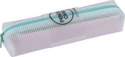 APLI Kids Federmäppchen zipperbag blau transparent PVC