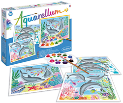 SentoSphère Aquarellum Dolfijnen