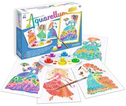 SentoSphère Aquarellum Junior Prinsessen met Bloemen