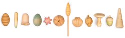 Grapat Holz Spielfiguren Wonders - 12 Naturelemente Spielset