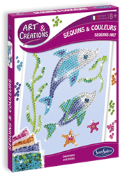 SentoSphère Art & Creations Pailetten Dolfijnen