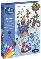 SentoSphère Art & Creations Raamstickers Kleuren Sprookjes
