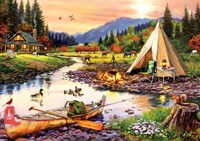 Art Puzzle puzzle Camping Friends - 3000 pièces
