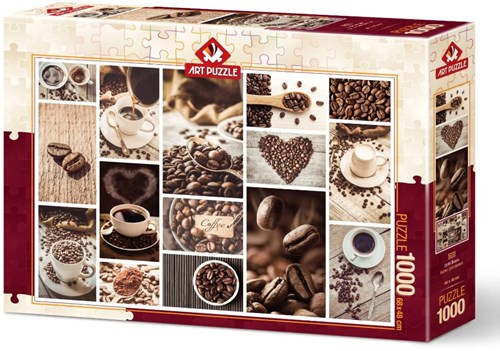 Art Puzzle Puzzle Coffee Beans - 1000 Teile Puzzle-2