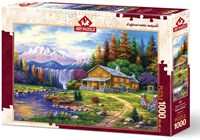 Art Puzzle puzzle Sunset in the Mountains - 1000 pièces paysage-2