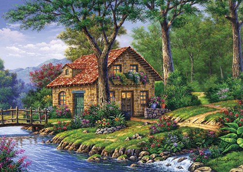 Art Puzzle Puzzle The Coast of Peace - 1000 Teile Kunst
