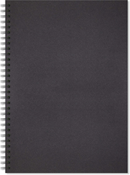 Artgecko Artgecko Shady Spiraal Schetsboek A4 Portret 200gr 40 vel Zwart