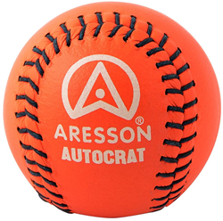 Aresson balle de rounders Autocrat orange - balle de sport en cuir extérieur