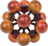 Professor Puzzle casse-tête Einstein Atom puzzle en bois 3D-2