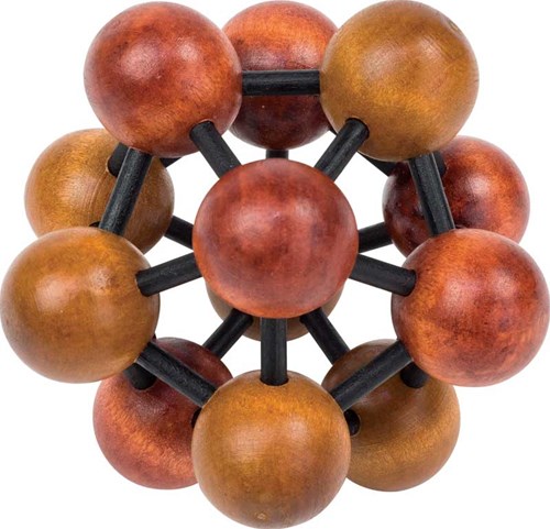 Professor Puzzle casse-tête Einstein Atom puzzle en bois 3D-2