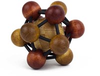 Professor Puzzle casse-tête Einstein Atom puzzle en bois 3D-3