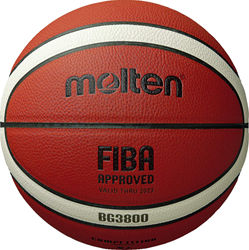 Molten basketball 3800 composite tan blanc taille 5 basketball