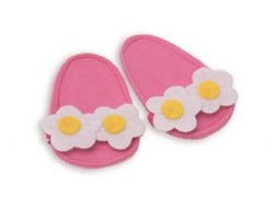 Heless Puppen Badeschuhe rosa-weiß 35-45cm Spielzeug Zubehör