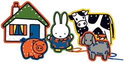 Bambolino Toys Nijntje jouet éducatif cartes à lacer 2+ ans