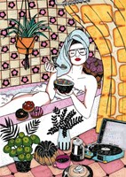 Magnolia Puzzle Bad und Cerealien - 1000 Teile Puzzle Spiel