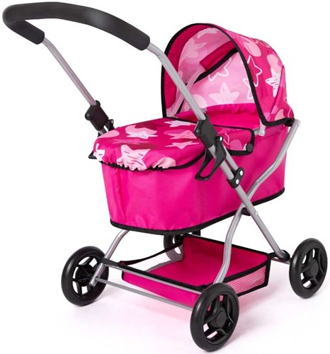Bayer Chic 2000 Puppenwagen rosa - Spielzeug Kinderwagen