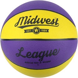 Midwest League Basketball - Yellow/Purple - 3