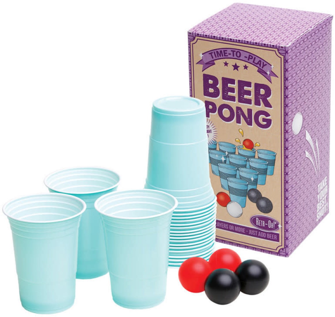 Retr-Oh Beerpong - Jeu de bière pong