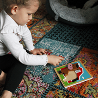 Bigjigs Chunky Lift Out Pferd Puzzle-2
