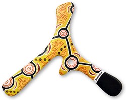 Boomerang Fan boomerang en bois droitier 32cm 55g 25m jouet