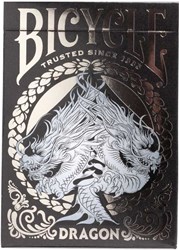 Bicycle Spielkarten Black Dragon - Premium Pokerkarten - Drachen Kollektion