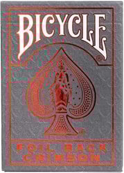 Cartamundi Bicycle Fahrradfolie Metalluxe Rot