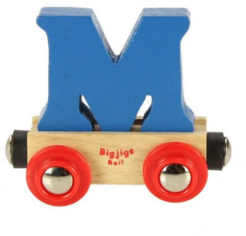 Bigjigs Rail Rail Buchstabenzug M (Der Lieferumfang umfasst nur EIN Stück)