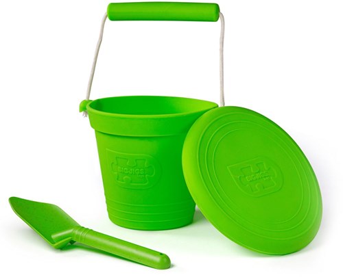Bigjigs eco schep - meadow green