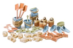 Dantoy BIOplastic grand set de sable 50 pièces jouet extérieur durable